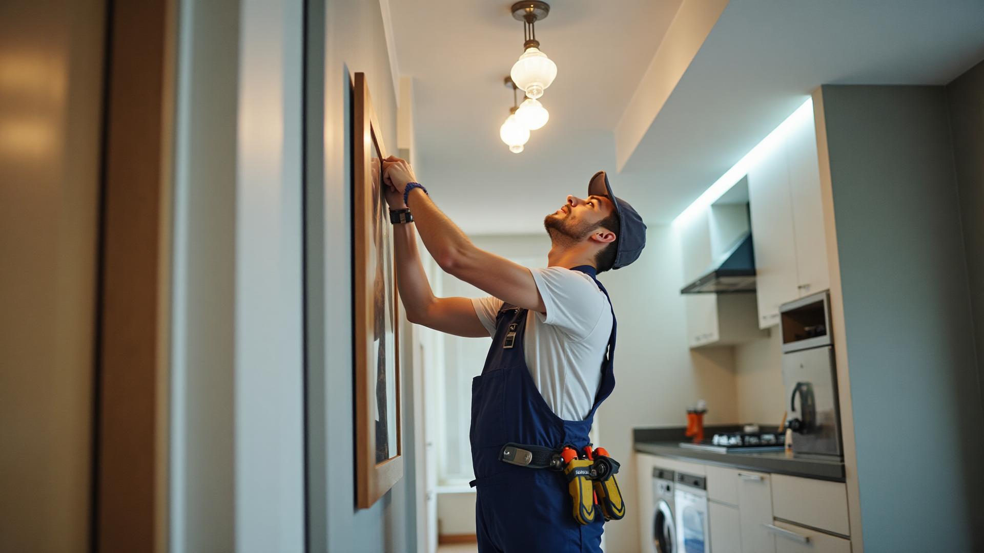 Professional technician working on property maintenance in Florida Gulf Coast